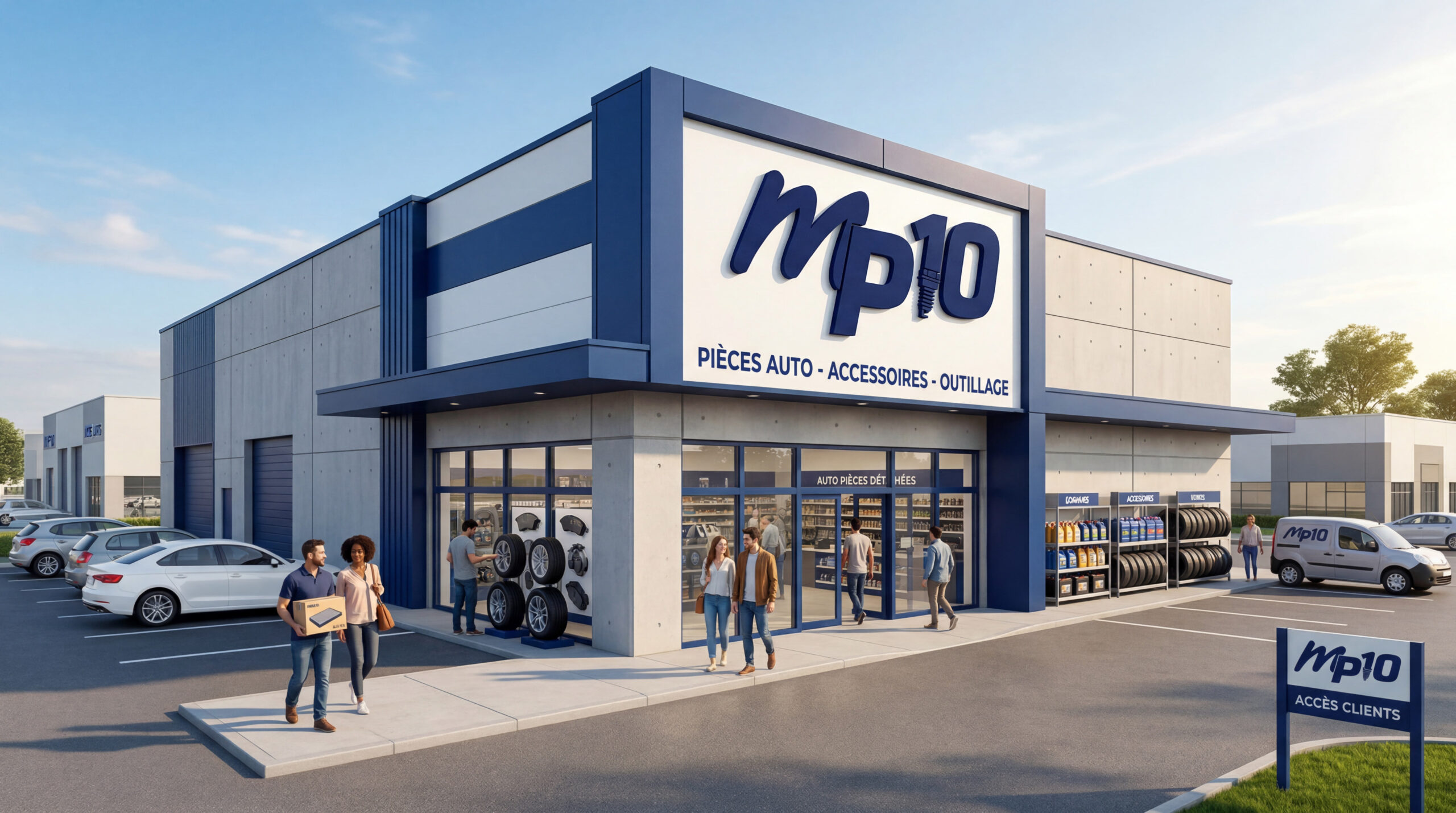 MP10 - Magasin de pièces auto et accessoires professionnels